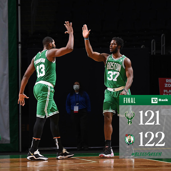 <a href=/lanqiuzhijia/celtics/ target=_blank class=infotextkey>凯尔特人</a>122-121险胜<a href=/lanqiuzhijia/bucks/ target=_blank class=infotextkey>雄鹿</a>