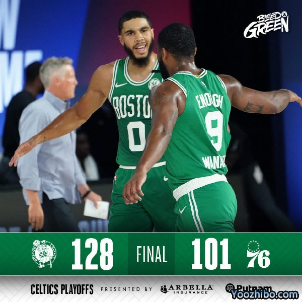 <a href=/lanqiuzhijia/celtics/ target=_blank class=infotextkey>凯尔特人</a>再胜<a href=/lanqiuzhijia/76ers/ target=_blank class=infotextkey>76人</a>大比分2-0！