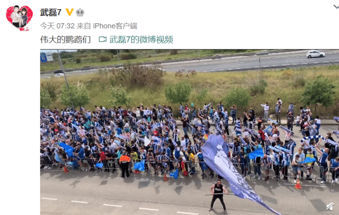 西班牙人球迷高唱武磊之歌, 武磊: 伟大的鹦鹉们